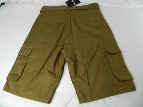 Blu Rock Cargo Shorts Mens 32 Stretch Fabric Belted Utility Outdoor Pockets - Picture 8 of 8