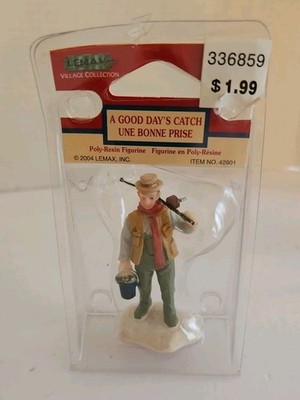 Lemax  Vtg 2004 A Good Day's Catch Holidays & Seasons #42901 Fishing 