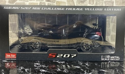 1:18 Sun Star SUBARU WRX Sti S207 NBR Challenge Package 2015 Black READ