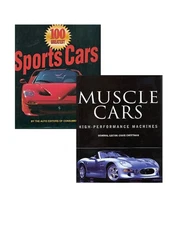 100 Greatest Sports Cars & Muscle Cars 2 Book Set