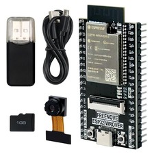 ESP32-WROVER CAM Board, Dual-core 32-bit 240 MHz Microcontroller, Onboard Cam...