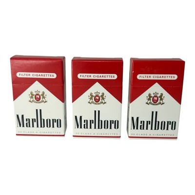 Lot Of (3) Marlboro Red Mini Cigarette Box Of Matches 1996 Germany New Old Stock