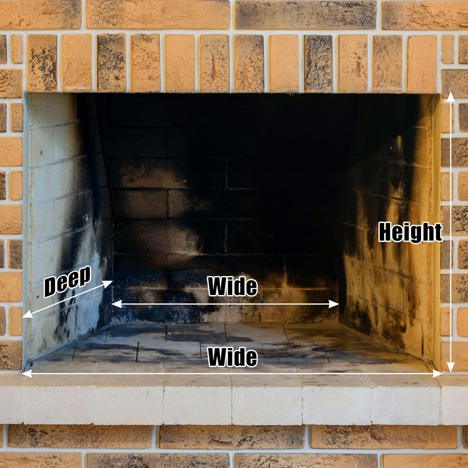 Adjustable Fireplace Tray for Ash Collection, Expandable Ash Pan for up to 31" F