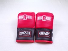 Ringside Boxing Bag Gloves Red Black Elastic ...