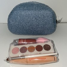 NEW Ulta Beauty Collection '2025 FALL 10- Piece Makeup set Blue Zippered bag
