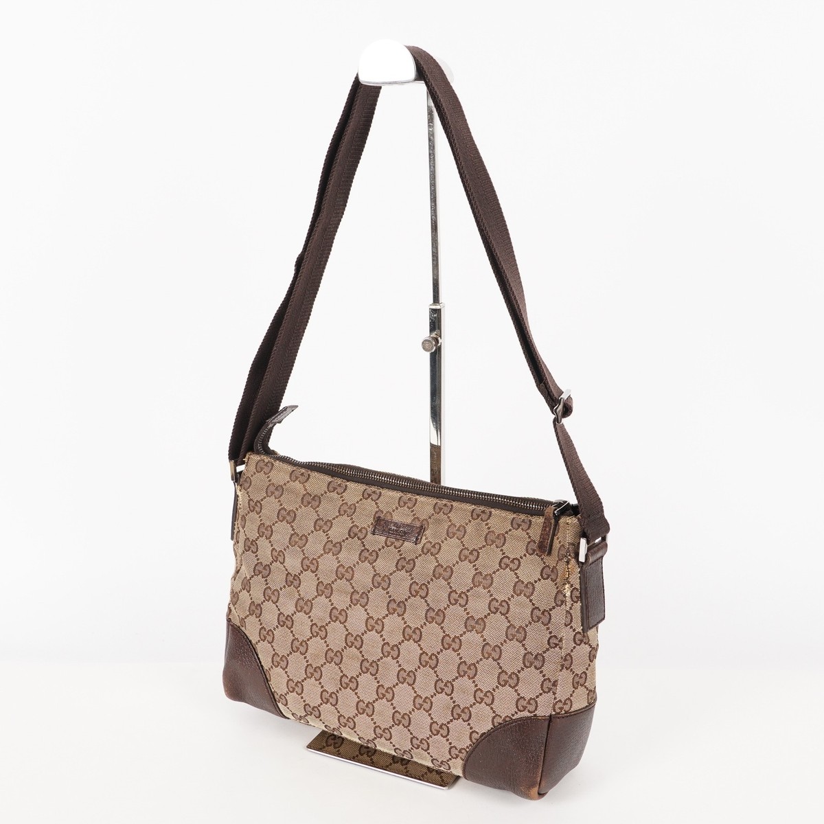 GUCCI ブラウン バッグ Gucci Blondie Mini Gg Canvas & Leather Camera Bag Women's Brown | eBay