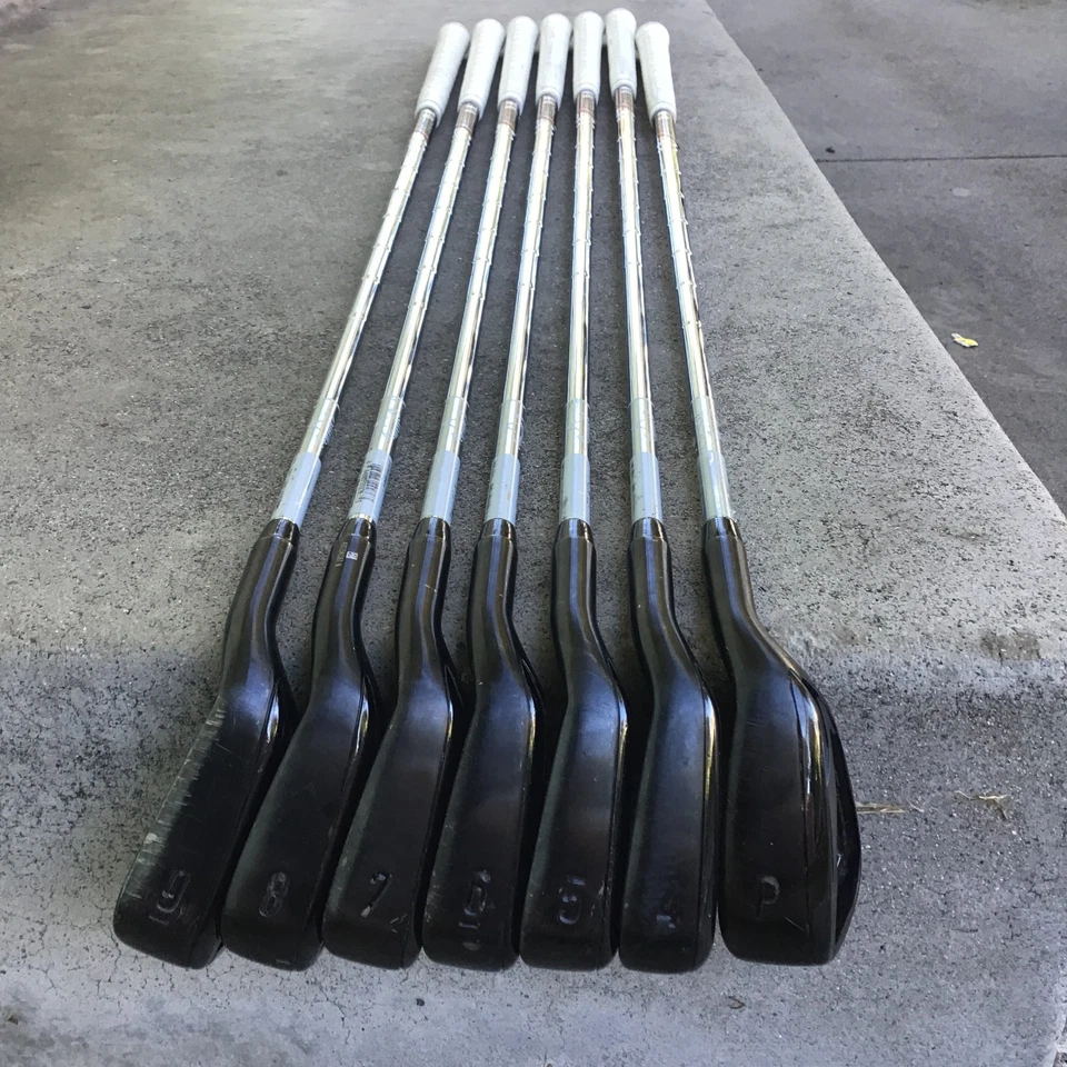 Juego de hierro negro Callaway RAZR X PW 4 5 6 7 8 9 M-10 XP Uniflex acero mano derecha Foto 2 de 4