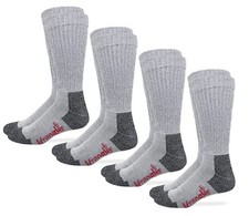 Men's Riggs Workwear Over The Calf Work Boot Socks, 2 Pair Pack of 2 , Grey,...