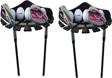 2 Pack - Golf Club Organizers Display Rack Holder Combo Wall Mount Bracket - ...