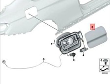 BMW 4 Cabrio F33 Kraftstofftank-Einf�llklappenabdeckung 7286002 51177286002 Neue