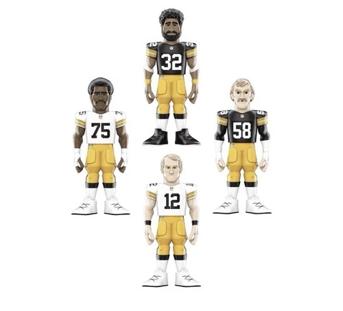 Funko Gold Legends NFL Pittsburgh Steelers Limited Edition 4-Pack Vinyl Figures image 4