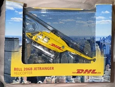 NEW Daron: DHL Bell 206B Jetranger Helicopter Diecast Model: DHL2632 NIB DEAL