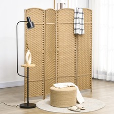 HOMCOM Room Divider Freestanding Folding Privacy Screen