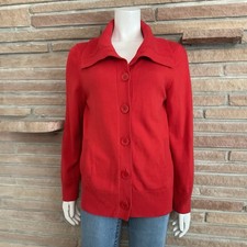 Jones New York Sport Red Shawl Collar Cardigan XL