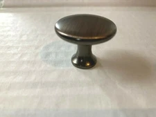 Dainty Small Oil Rubbed Bronze Round Cabinet Knob Drawer Pull with Screw SALE