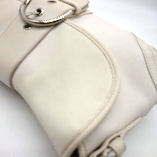 COACH Shoulder Bag 9248 White Leather Soho Hobo Bag Buckel Outlet Made in China - 第 12/23 張圖片