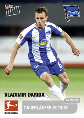 Topps NOW Bundesliga 2019-20 - Card 197 - Vladimir Darida - Hertha BSC