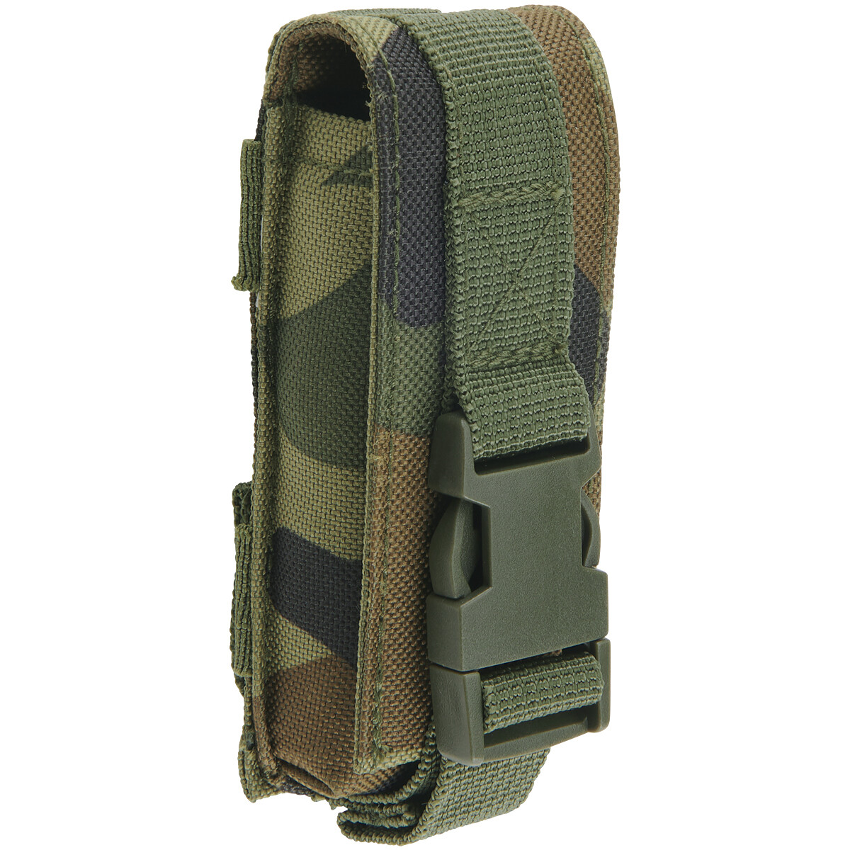 Brandit MOLLE Multi Custodia Piccolo Outdoor Quick-release Fibbia Woodland Camo