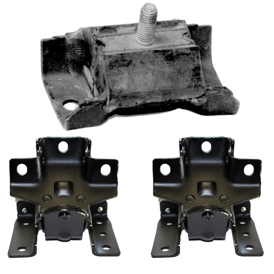 Montaje de motor y transmisión para 01-06 Chevrolet Silverado 1500 HD 6,0 L 2x2 3 piezas Foto 2 de 4