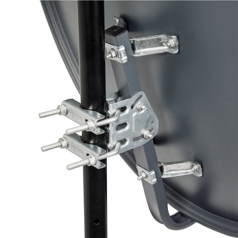 SAT Anlage 60cm Aluminium Antenne Quad LNB 50m Kabel Satelliten TV mini Receiver - Bild 4 von 4