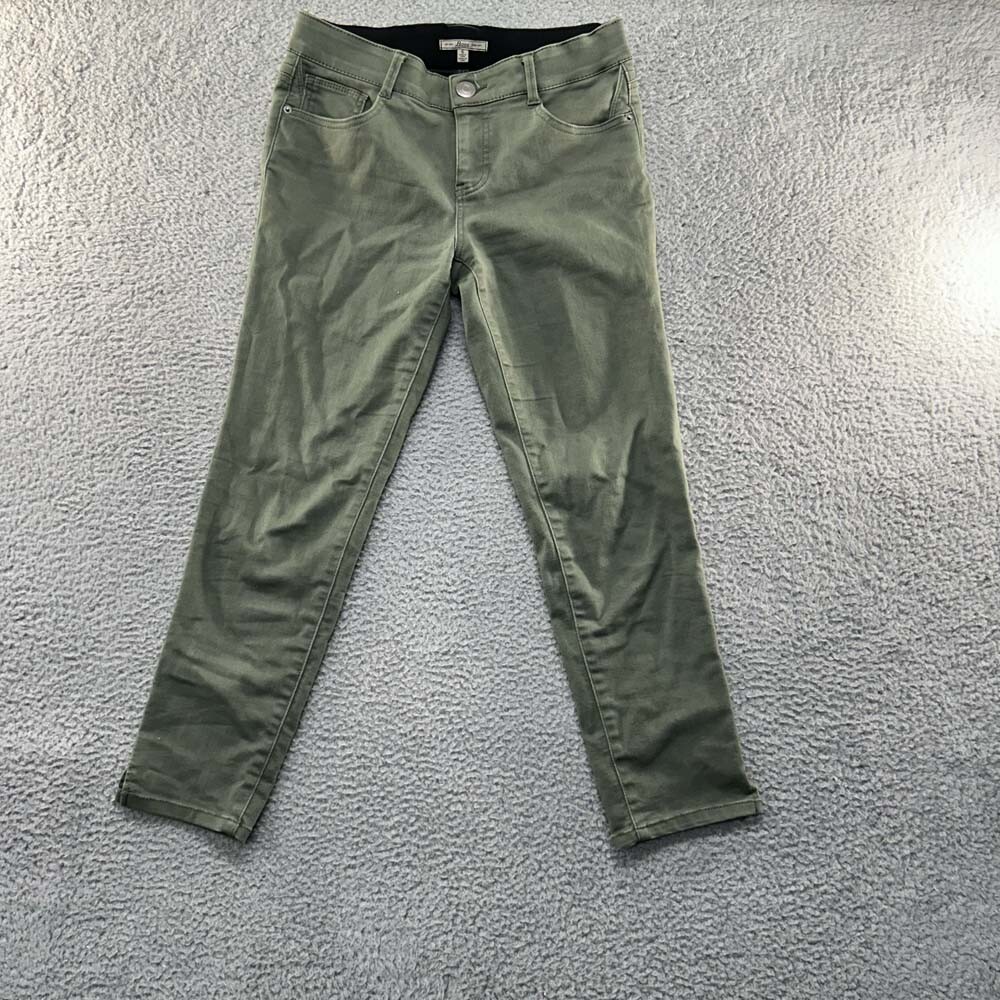 Bass Pants Womens 6 (30X26) Outdoor Hiking Stretch Green olive military