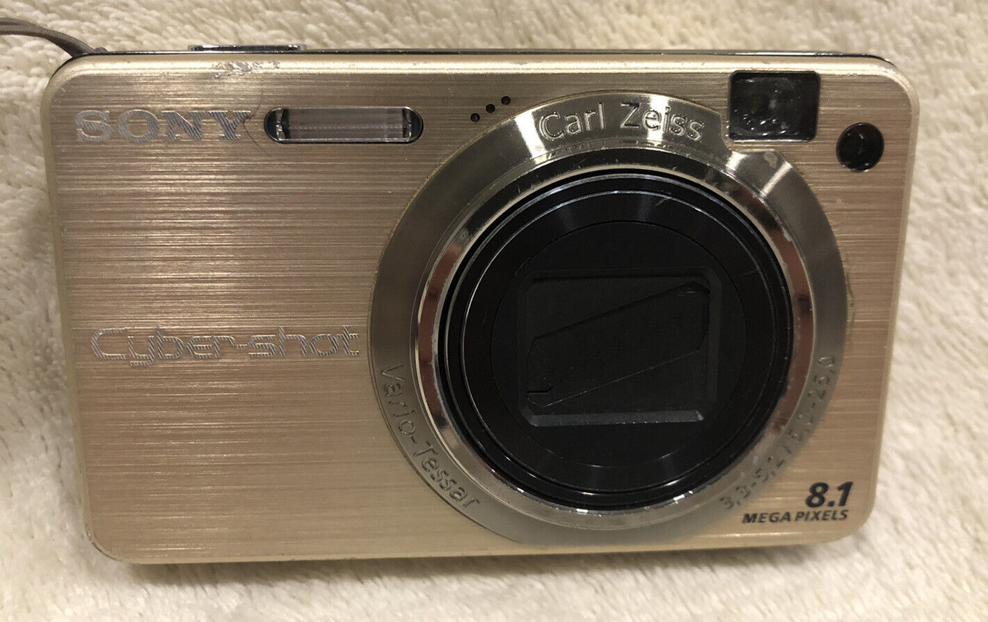 Sony Cyber-shot DSC-W150 8.1MP Digital Camera - Gold WCharger Ba