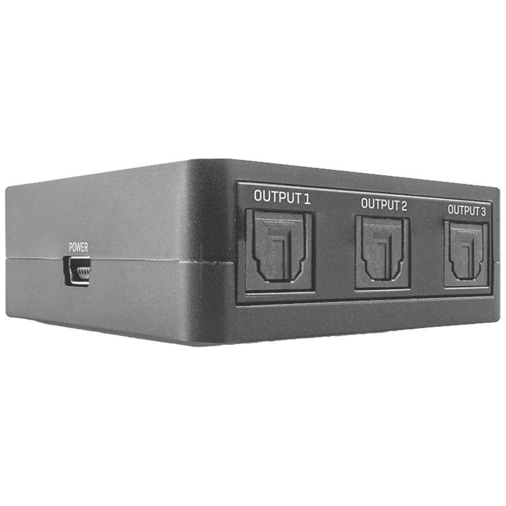 LINDY 70480 3-портовый Toslink-разветвитель Schwarz