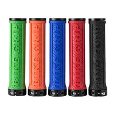 New Rockbros Bicycle TPR Rubber Non-slip Handlebar Aluminum Alloy Lock-on Grips