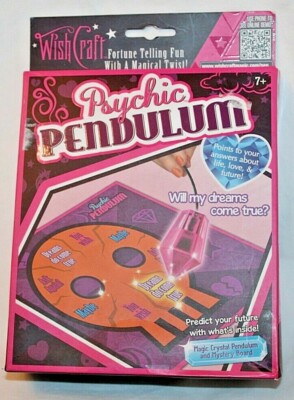 WishCraft Fortune Telling Psychic Pendulum Magic Crystal Pendulum Mystery Board