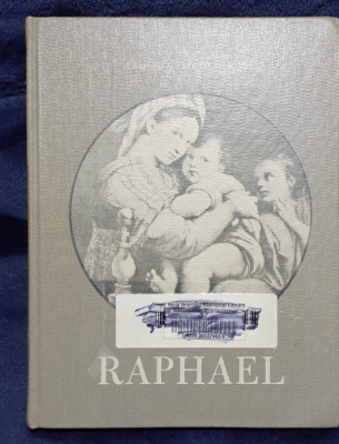 Raphael A Biography By Elizbeth Ripley Book**Has marker, ink, underlining**