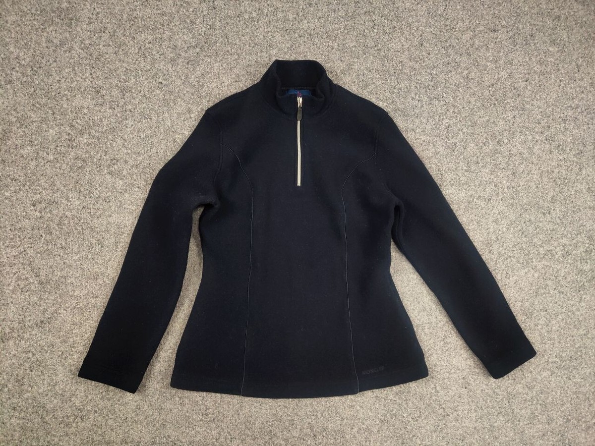Vintage 90's Moncler Grenoble Husky trevira Pullover Half Zip