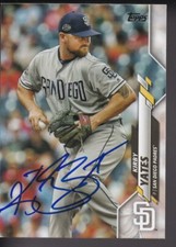 2020 Topps ** Kirby Yates ** San Diego Padres Signed Card (SIP431)