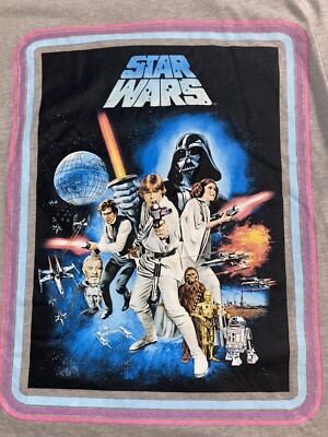 Cut Out V-Neck  Star Wars Womens T Shirt, X Wing, Tie Fighter & Star Destroyer
