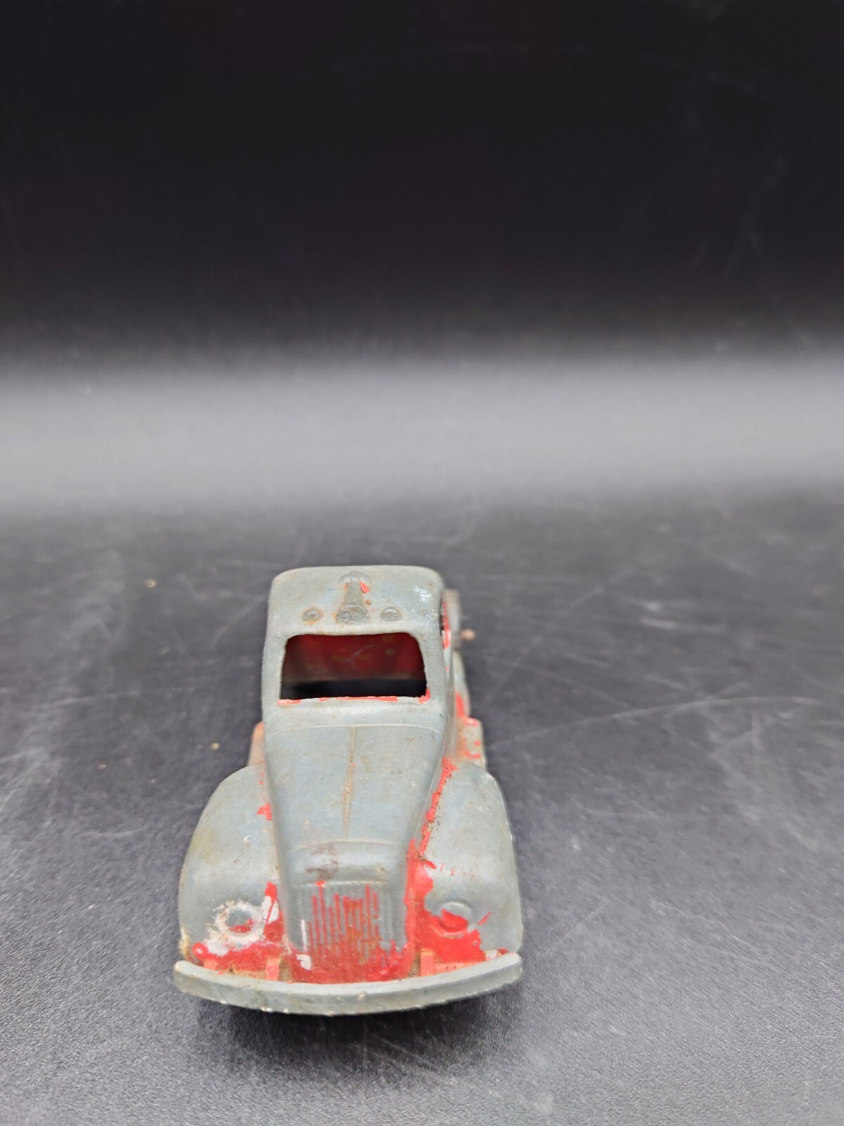 Vintage Tootsie Toy Cast Metal 3.75" Red Mack Truck Tootsietoy USA Made #24