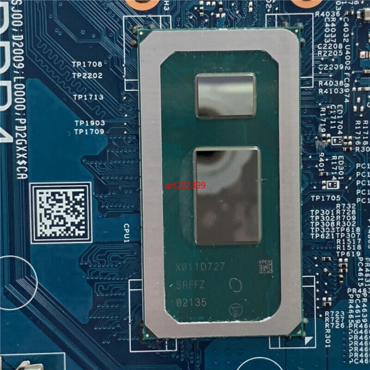 For Dell Latitude 13 3310 Laptop Motherboard 19717-1 W/ i3-8145U