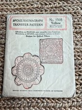 McCall Kaumagraph Transfer 1508 Design pour oreillers matelassés jaune