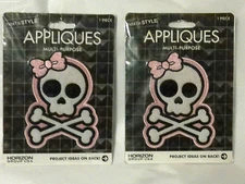 Appliques multi-purpose Next Style Iron-on Patch  Horizon Group USA  Lot of 2