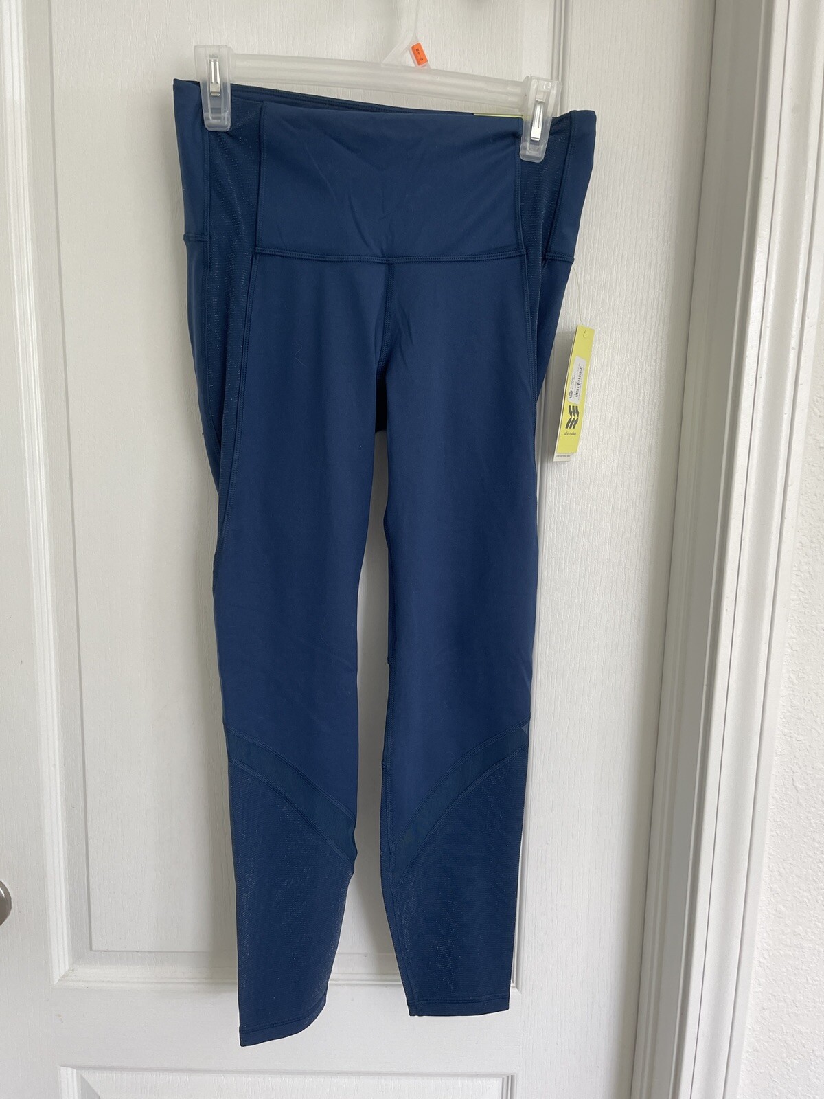 ALTRA Leggins blu nuovi con etichette All in Motion Contour vita Power rialzati 7 8 M