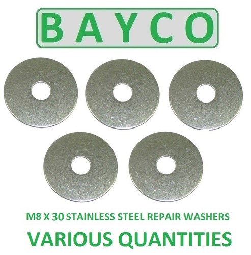 STAINLESS STEEL PENNY WASHER A2 GRADE 304. SIZE 4mm - 12mm. OD- 20mm, 25mm, 30mm - Imagen 11 de 12