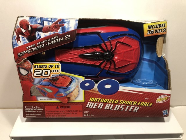 Hasbro Marvel The Spider-man 2 Motorized Spider Force Web Blaster - A7407 for sale online | eBay