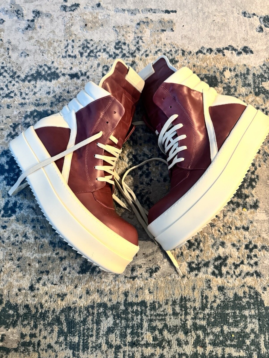 靴 Rick Owens Mega Bumper Geobasket Black Mega Bumper Geobasket Sneakers High quality