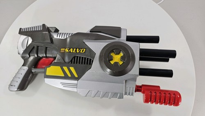 #ad #ad Lanard Big Salvo Vintage Missile Launcher Foam Arrow Blaster Air Pressure LEAKS $29.99