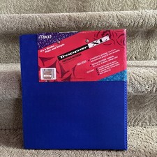 Vintage Mead Trapper Keeper XL binder NOS 90  s nwt blue 1992 complete notebook  