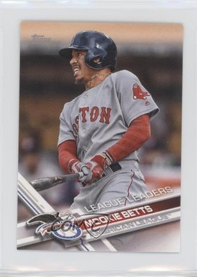 2017 Topps Mini League Leaders Mookie Betts #242 1c7