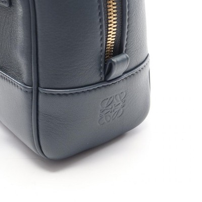 LOEWE Amazona 16 Square Crossbody Shoulder Handbag leather Blue