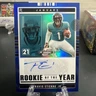 Travis Etienne Jr 2021 Panini Contenders Optic Rookie Auto Blue Prizm #’d/30 SSP