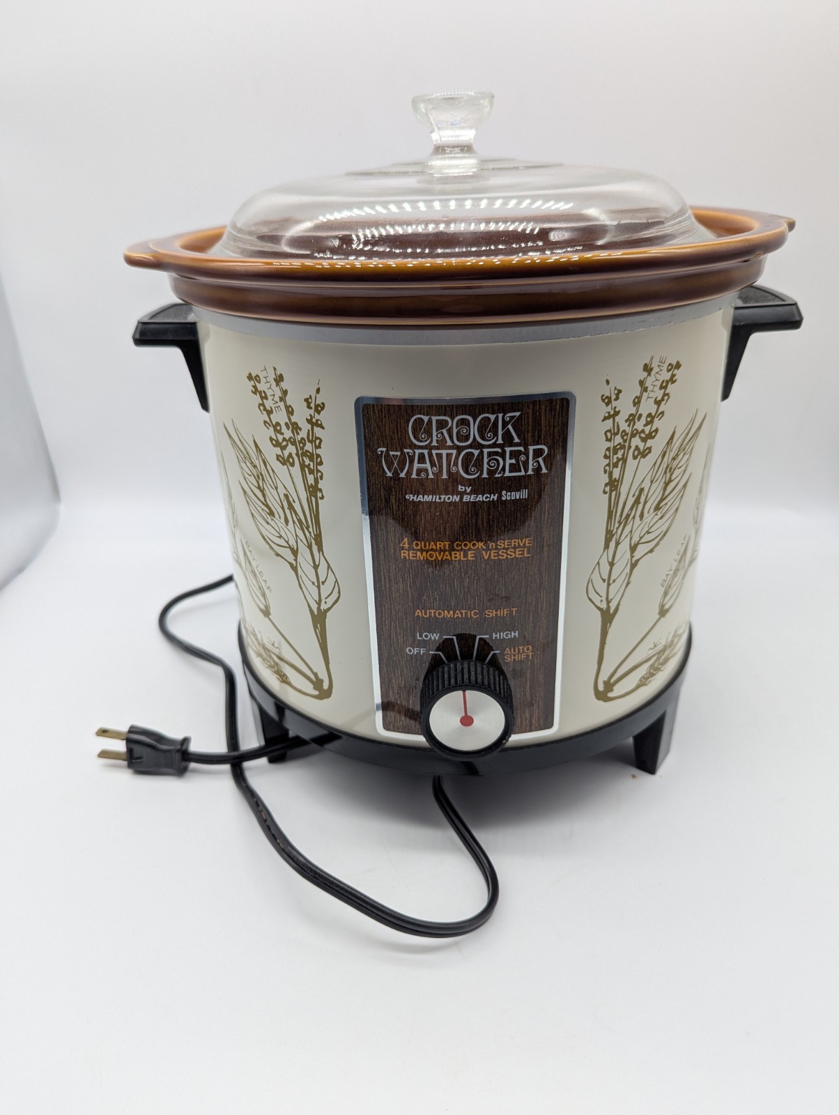 Vintage Hamilton Beach Scovill 4 Quart Cook &lsquo;n Serve Crock