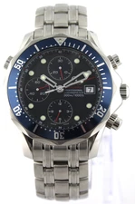 OMEGA Seamaster Professional 2225.80 Blue Automatic Chronograph Men's 300M WATCH