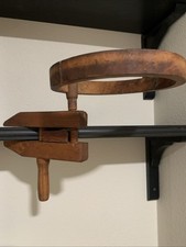 Antique Handcrafted Clamp Hoop For Darning Or Millinery