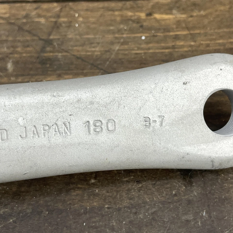 Vintage Sugino Maxy Cross Crank Arm LEFT 180mm Forged Japan Single Raw BMX - Image 3 of 4